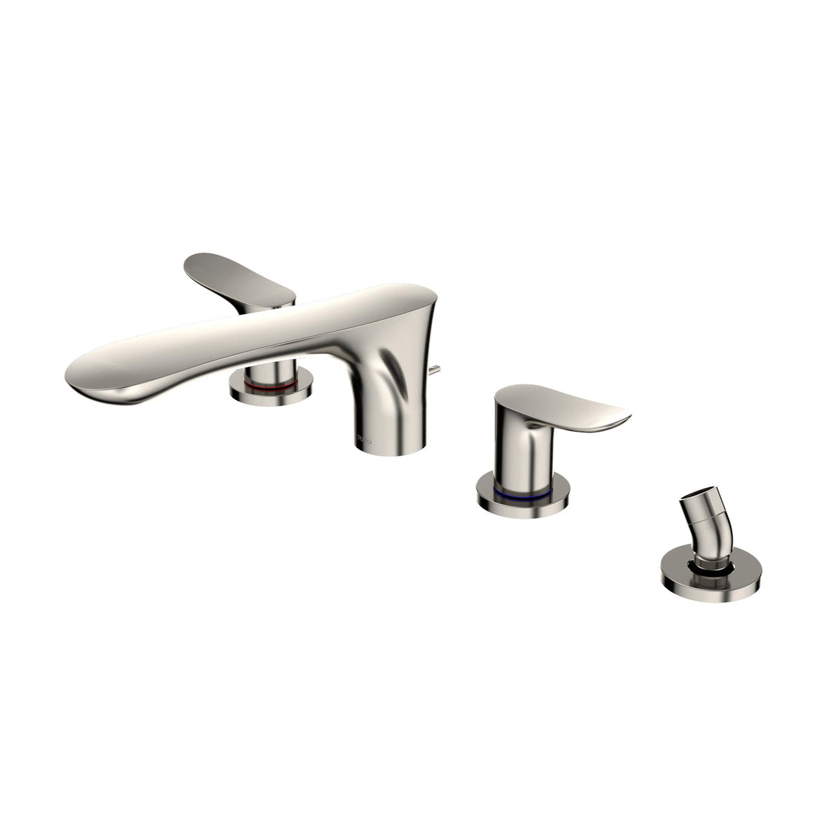 Go Series - Widespread Roman Tub Filler Trim - Solid