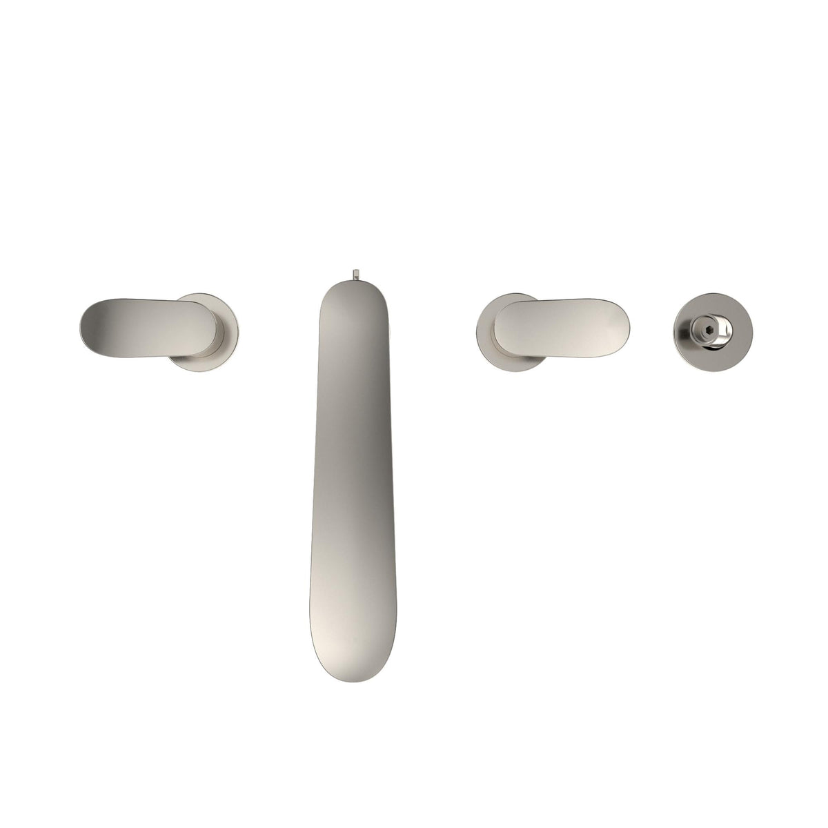 Go Series - Widespread Roman Tub Filler Trim - Solid