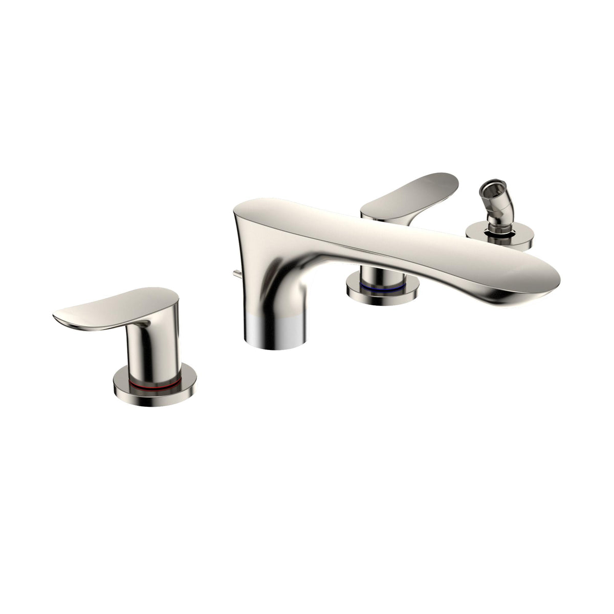 Go Series - Widespread Roman Tub Filler Trim - Solid