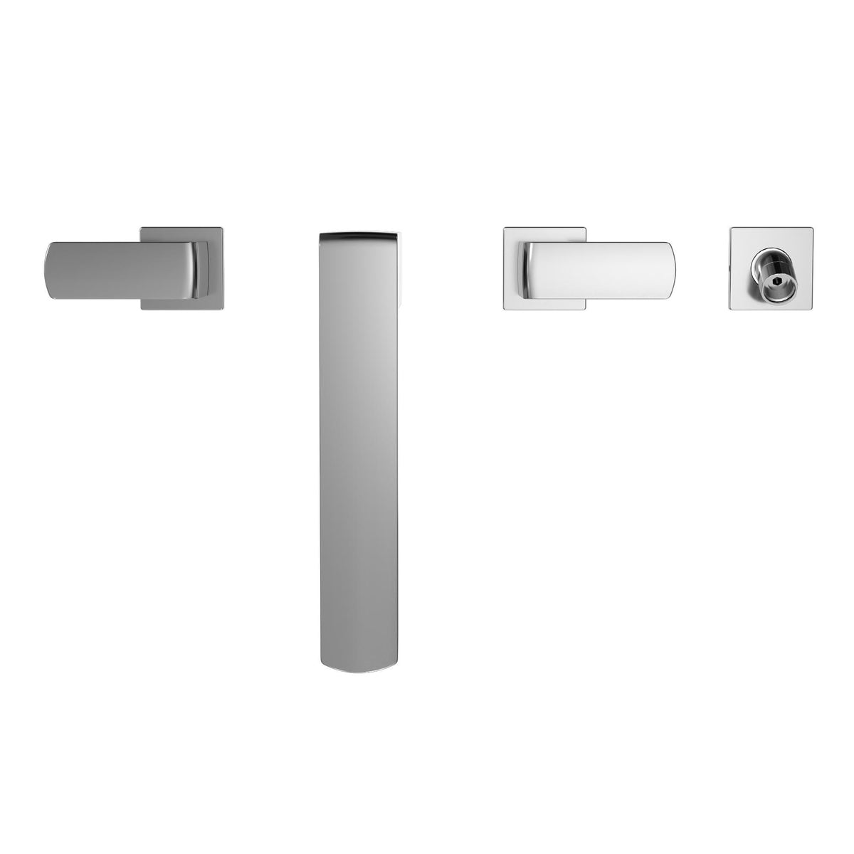 Gr Series - Roman Tub Filler Trim - 3-13/16" - Solid