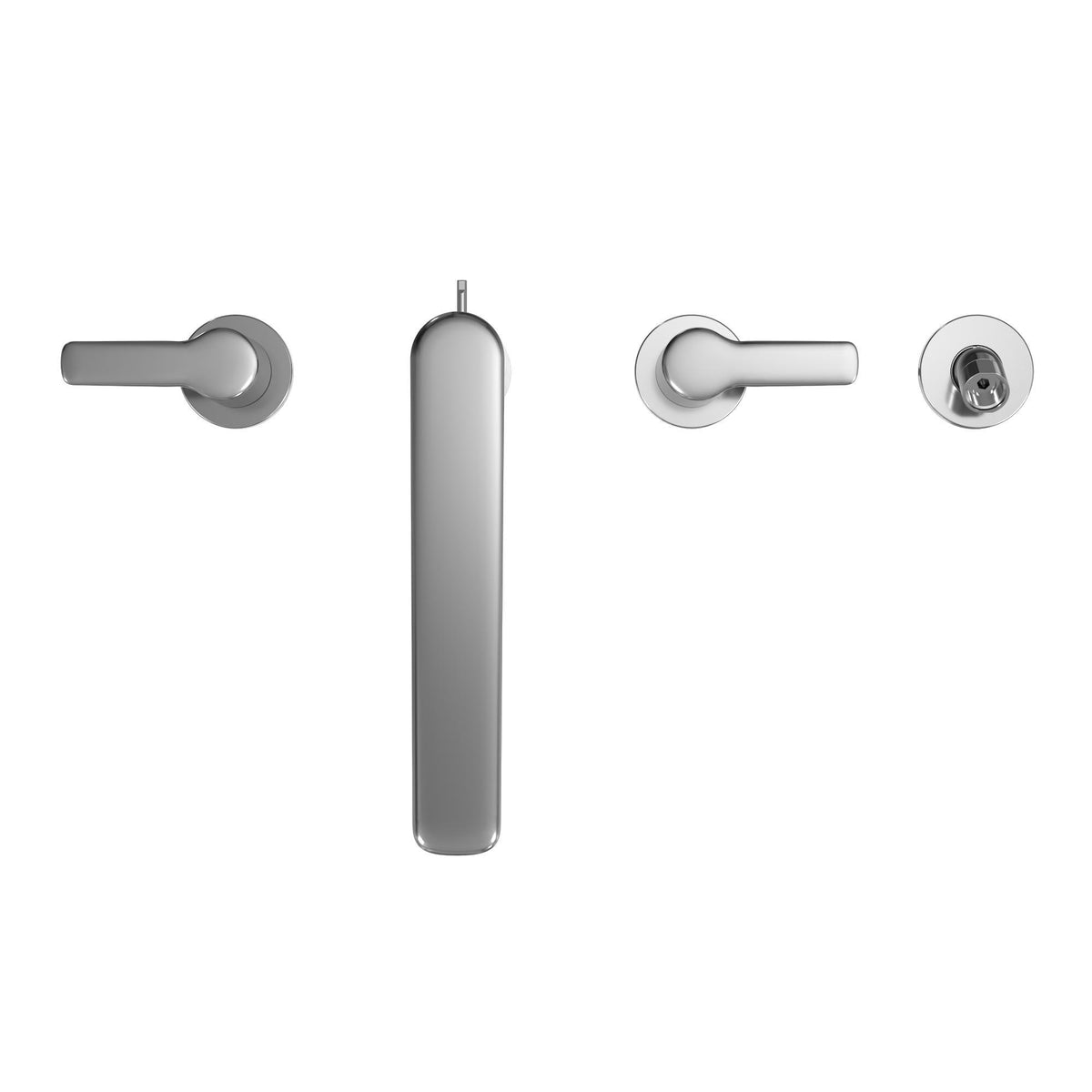 Gs Series - Roman Tub Filler Trim - Deck Mount - Solid