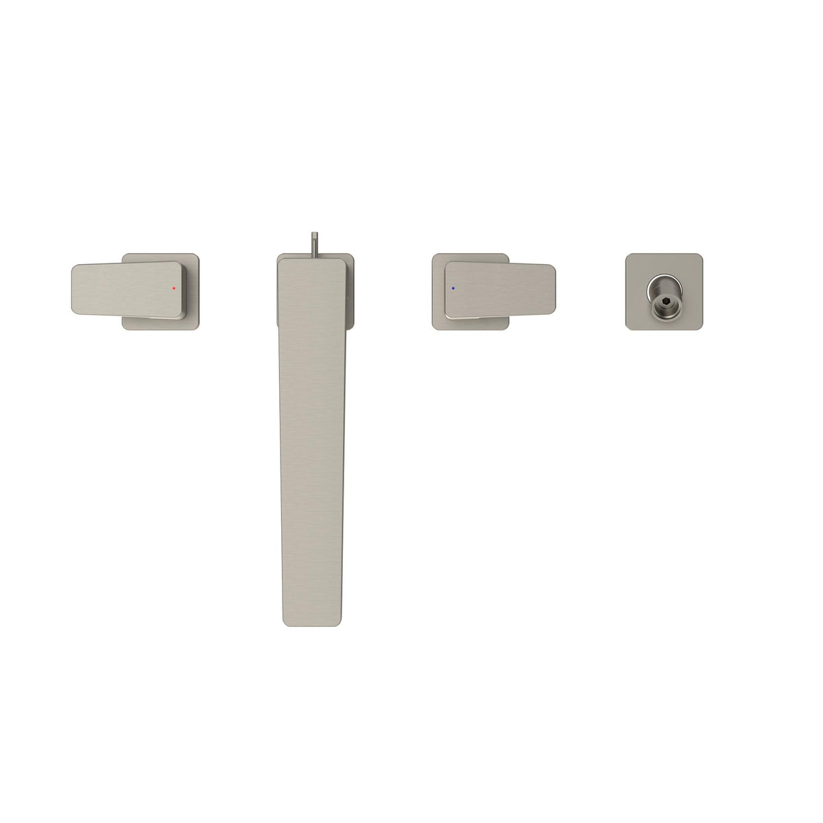 Ge - Widespread Roman Tub Filler Trim - 1/2" - Deck Mount