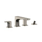 Ge - Widespread Roman Tub Filler Trim - 1/2" - Deck Mount