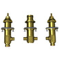 Toto® TBMT Rough-In 3-Hole Roman Tub Filler, 1/2 in NPSM Inlet, Brass Body, Import