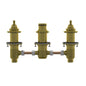 Toto® TBMT2 Rough-In 3-Hole Roman Tub Filler, 1/2 in NPSM Inlet, 80 psi Pressure, Forged Brass Body