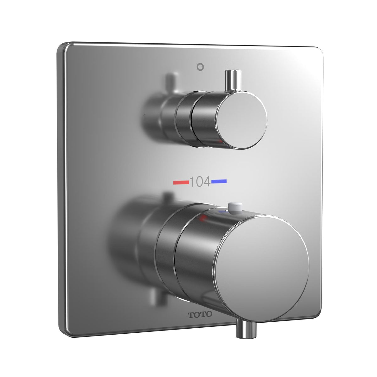 Square Shower Trim - Thermostatic