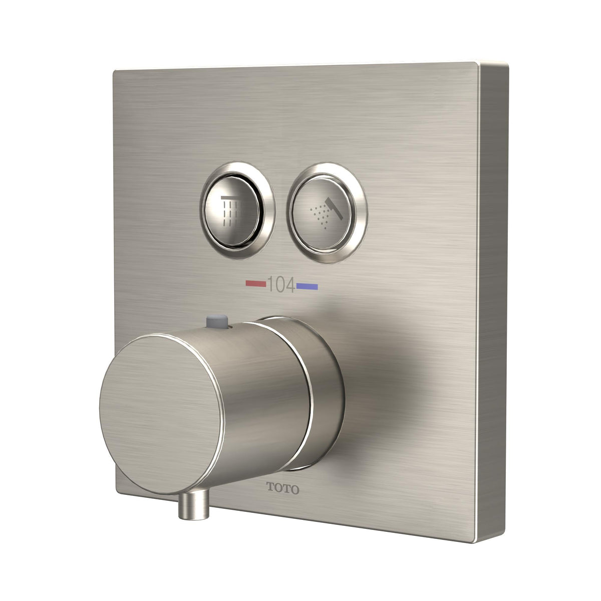 2-Function Square Shower Trim - Wall Mount - Solid