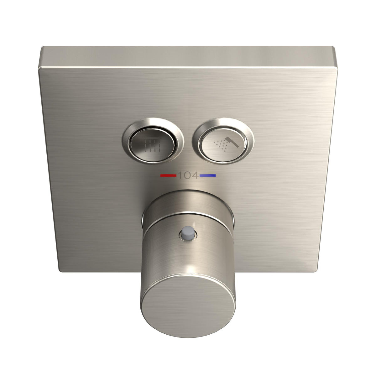 2-Function Square Shower Trim - Wall Mount - Solid