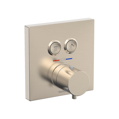 2-Function Square Shower Trim - Wall Mount - Solid