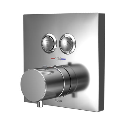 2-Function Square Shower Trim - Wall Mount - Solid