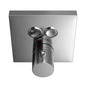 2-Function Square Shower Trim - Wall Mount - Solid