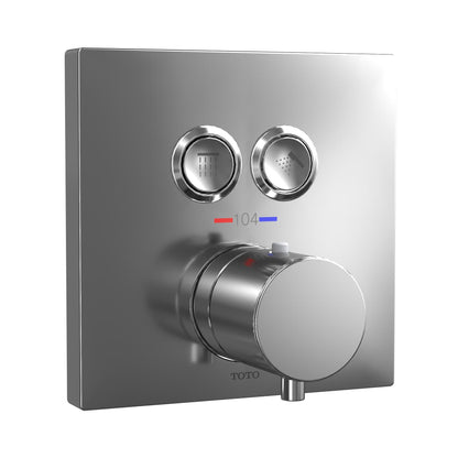 2-Function Square Shower Trim - Wall Mount - Solid