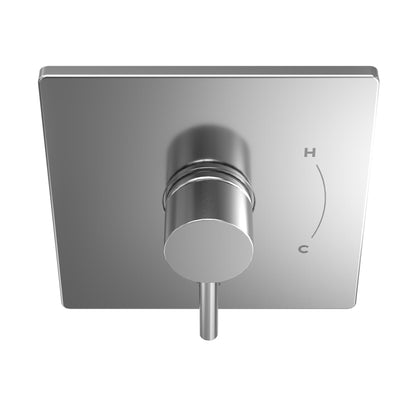 Global - Square Shower Trim - Wall Mount - /Zinc Alloy