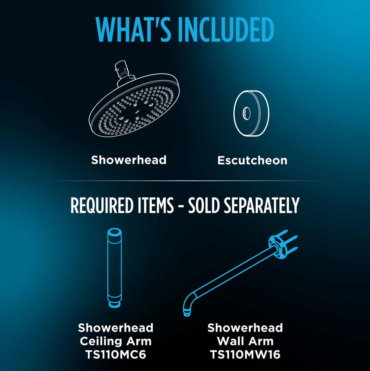 G Series - Multi-Function Showerhead - 1.75 GPM Max Flow