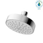 Toto® TBW01012U4#CP L Series Modern Showerhead, 1.75 gpm Max Flow, 1 Spray, Shower Arm Mount, 4 in Head, Import