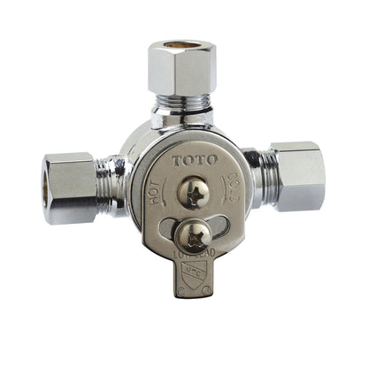 Toto® TEL153-D20EM#CP EcoPower® Faucet, 0.35 gpf Flow Rate, 5-3/4 in H Spout, 1 Faucet Hole, Polished Chrome, Function: Touchless