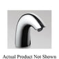 Toto® TEL105-C20E#CP EcoPower® Single Supply Self-Adjusting Electronic Sensor Faucet Kit, Commercial, 0.5 gpm Flow Rate, 2-15/16 in H Spout, 1 Faucet Holes, Polished Chrome, Function: Touchless
