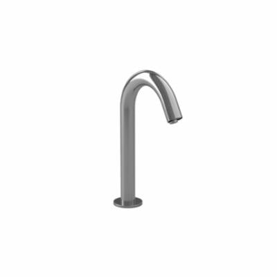 Toto® TEL125-D10E#CP Single Supply Self-Adjusting Electronic Sensor Faucet Kit, EcoPower® Helix™ M, Commercial, 0.5 gpm Flow Rate, 6-1/2 in H Spout, 1 Faucet Holes, Polished Chrome, Function: Touchless