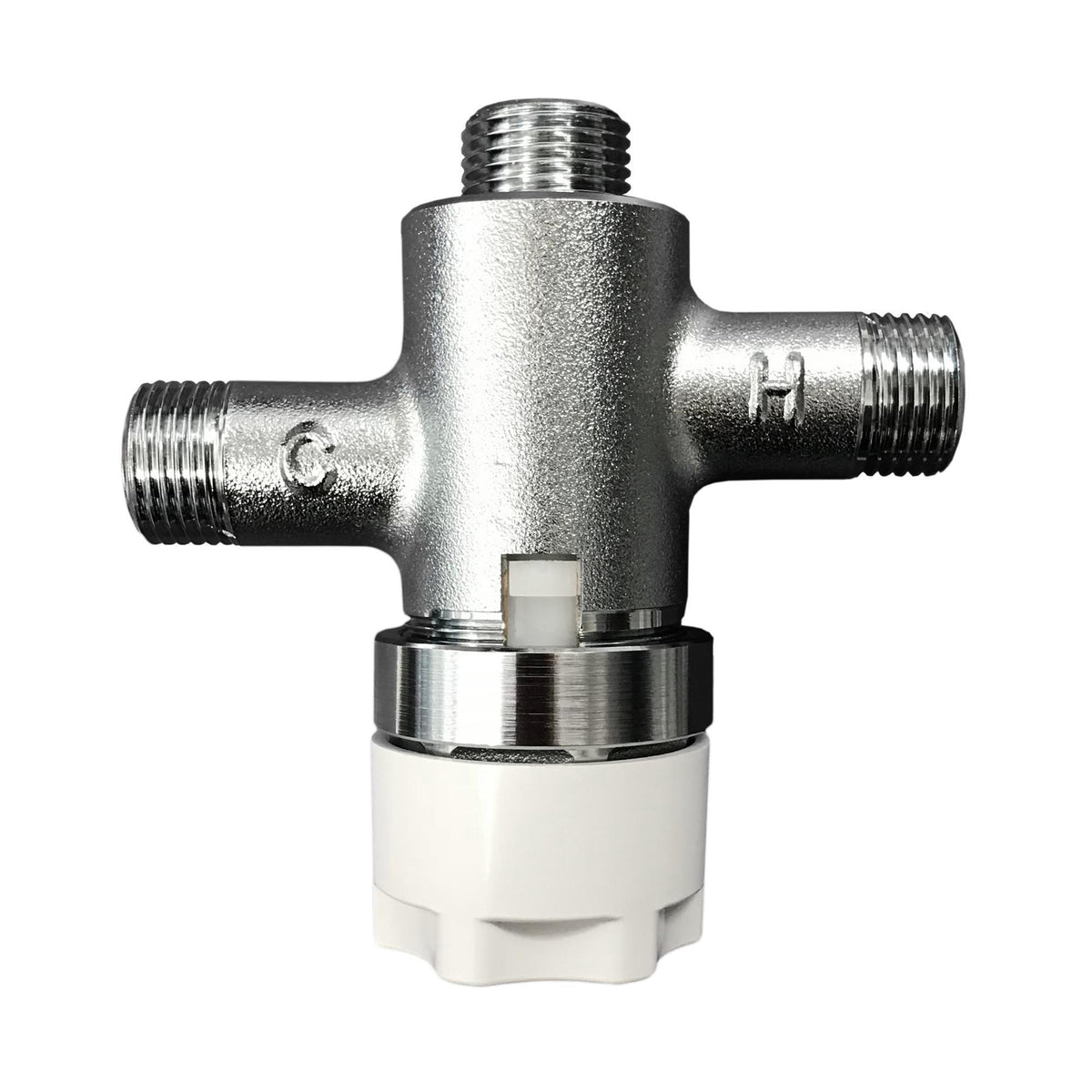 Toto® TLT20 Thermostatic Mixing Valve, G1/2 Nominal, Threaded End Style, 15 to 80 psi Pressure, Solid Brass Body, Polished Chrome, Import, Commercial/Residential
