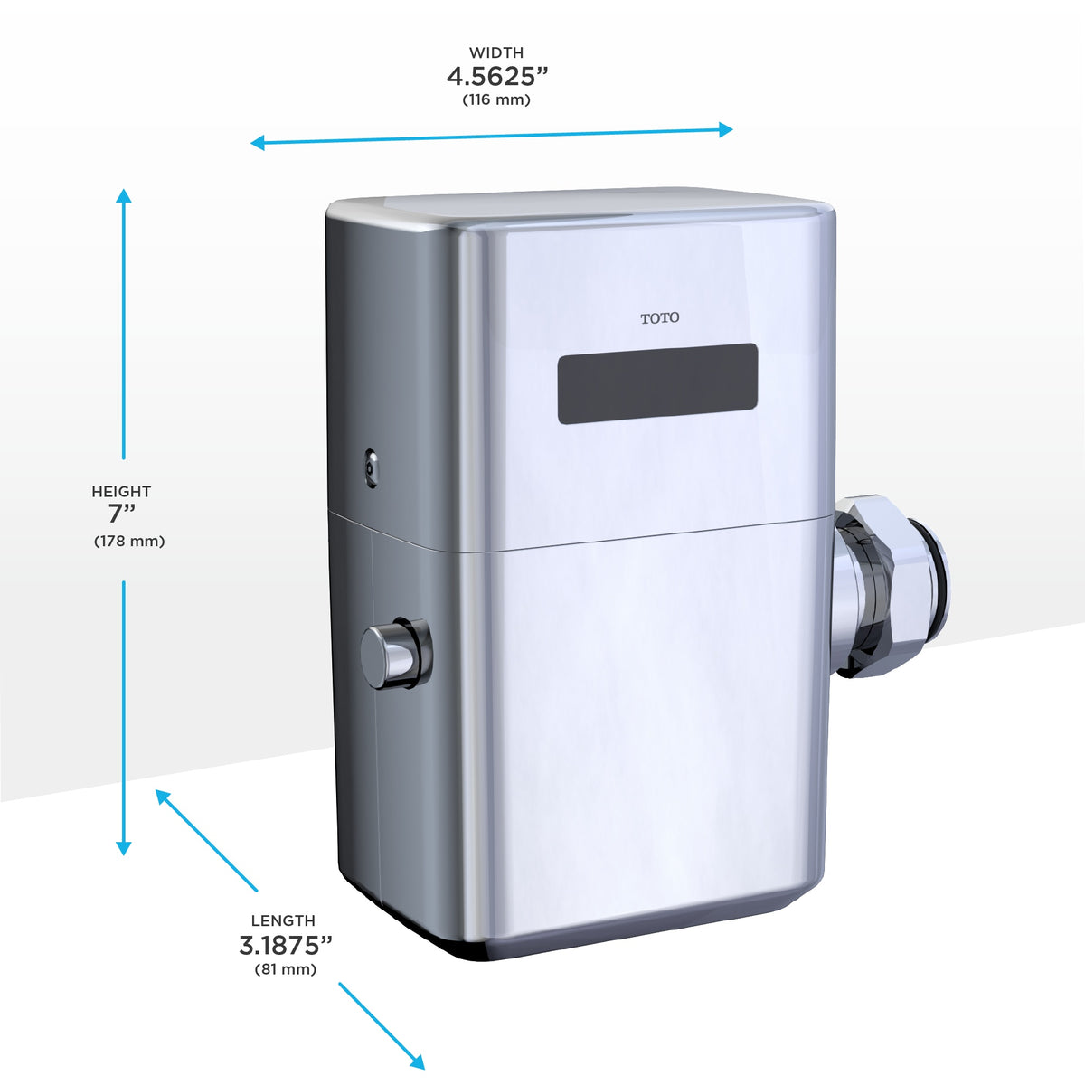 High-Efficiency Toilet Flush Valve - 1-1/2" Spud