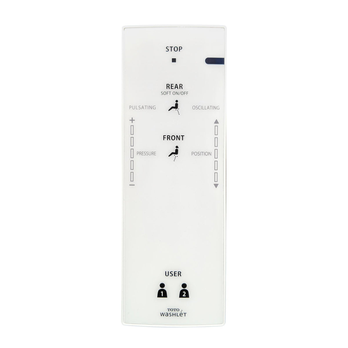 Toto® THU9852 Remote Control Assembly, For Use With SW2024 Washlet® A200 Elongated Toilet Seat