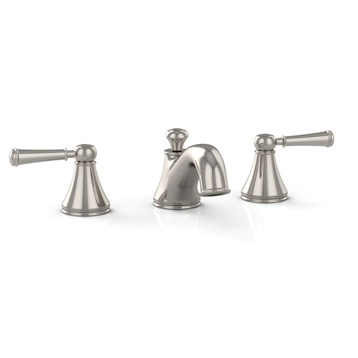 Toto® Elegant Widespread Lavatory Faucet, TL220DD112, Vivian®, Residential, 1.2 gpm Flow Rate, 1-5/8 in H Spout, 6 to 12 in Center, 2 Handles, Pop-Up Drain