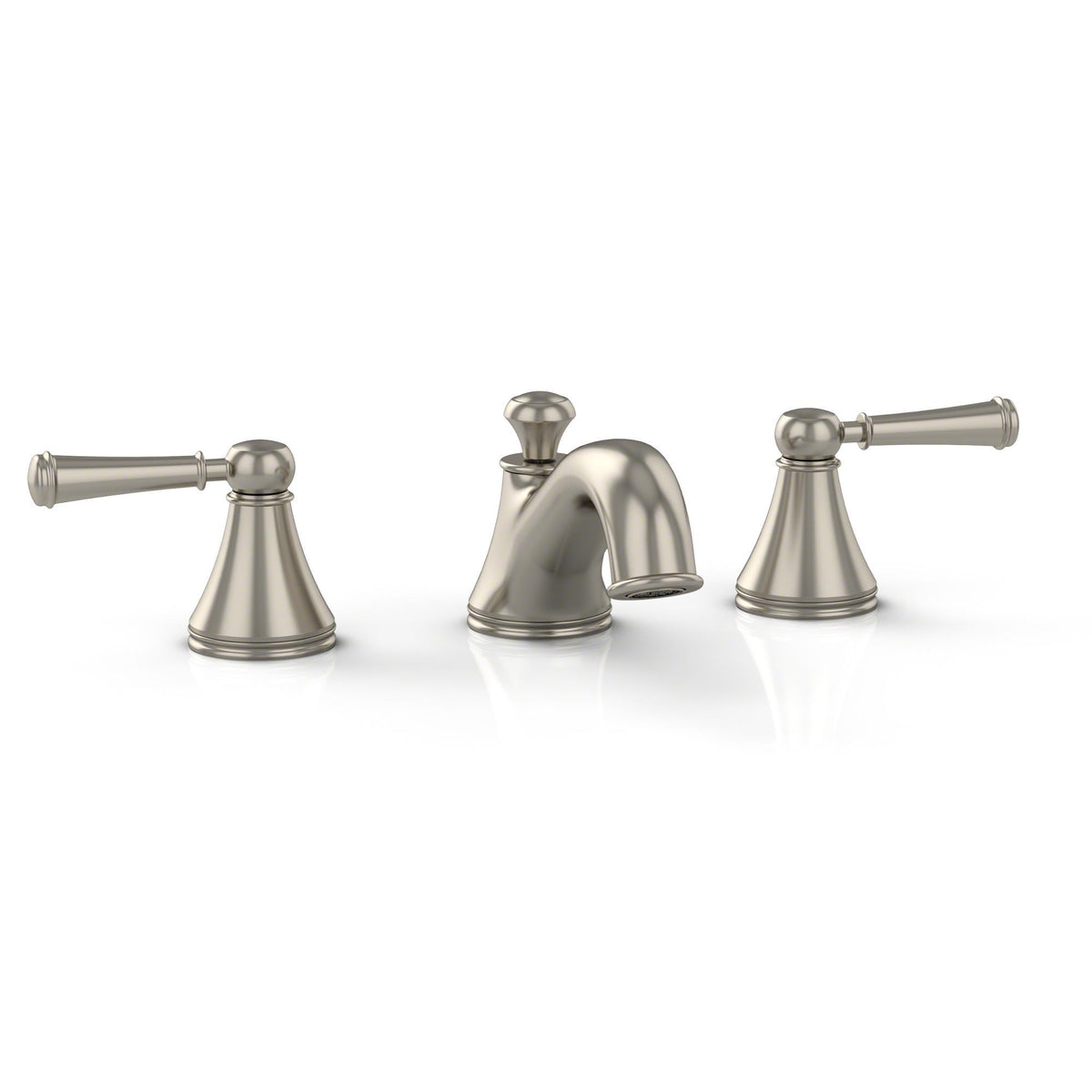 Toto® Elegant Widespread Lavatory Faucet, TL220DD112, Vivian®, Residential, 1.2 gpm Flow Rate, 1-5/8 in H Spout, 6 to 12 in Center, 2 Handles, Pop-Up Drain