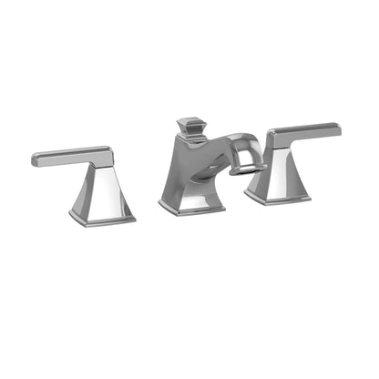 Toto® Widespread Lavatory Faucet, Connelly®, Residential, 1.5 gpm Flow Rate, 2-15/16 in H Spout, 6 to 12 in Center, 2 Handles, Pop-Up Drain