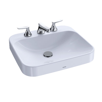 Toto® Widespread Lavatory Faucet, Wyeth™, Residential, 1.5 gpm Flow Rate, 2-7/16 in H Spout, 6 to 12 in Center, 2 Handles, Pop-Up Drain