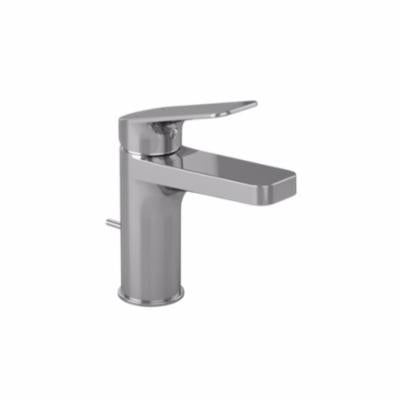 Toto® Lavatory Faucet, Oberon™-S, Residential, 3-3/4 in H Spout, 1 Handles, Pop-Up Drain, 1 Faucet Holes, Polished Chrome, Function: Traditional