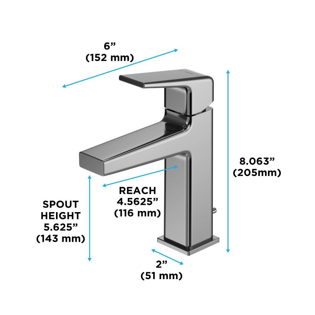 Gb - Bathroom Sink Faucet - Deck Mount - 1.2 GPM