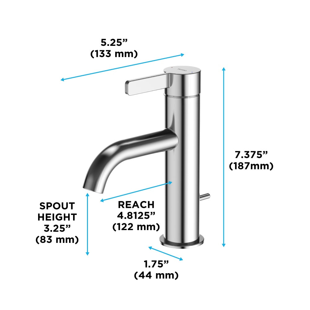 Gf - Bathroom Sink Faucet - Deck Mount - 1.2 GPM