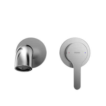 lb Series - Short Bathroom Faucet - Brass - Wall Mount
