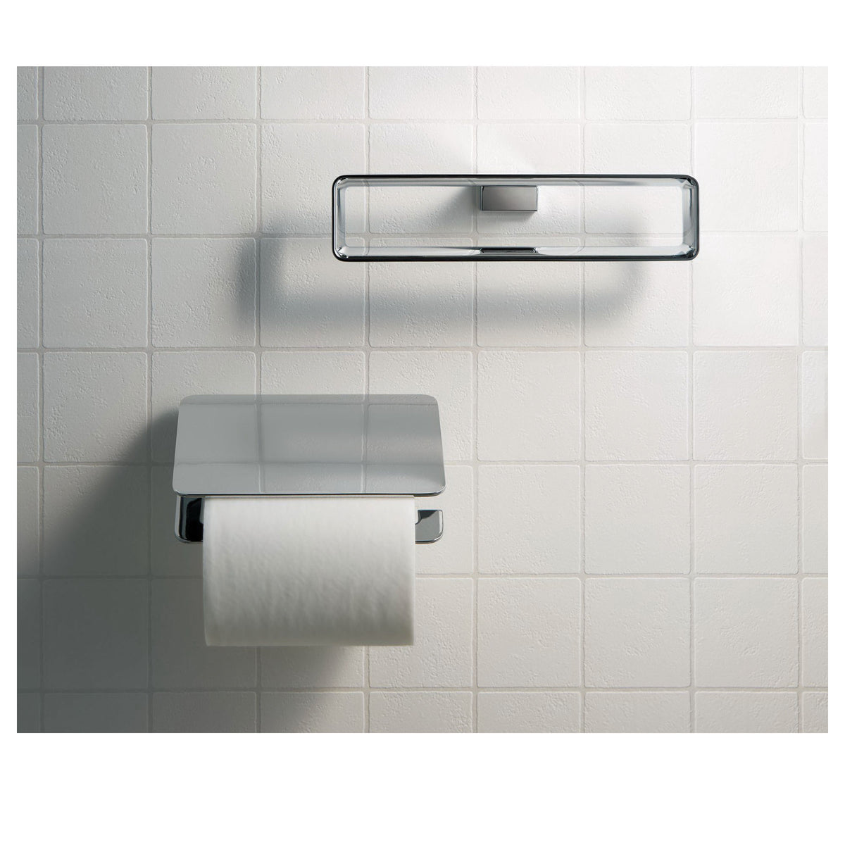 Toto® YH406RU#CP Round Toilet Paper Holder, 3-3/16 in H, Zinc Alloy/Stainless Steel, Polished Chrome, Import