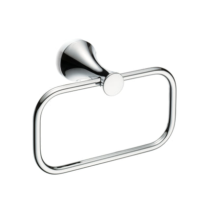 Transitional Series B - Towel Ring - Solid Metal - Durable