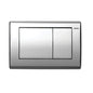 YT820 - Convex Push Plate with Dual Button - ABS/Metal