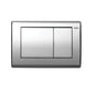 YT820 - Convex Push Plate with Dual Button - ABS/Metal