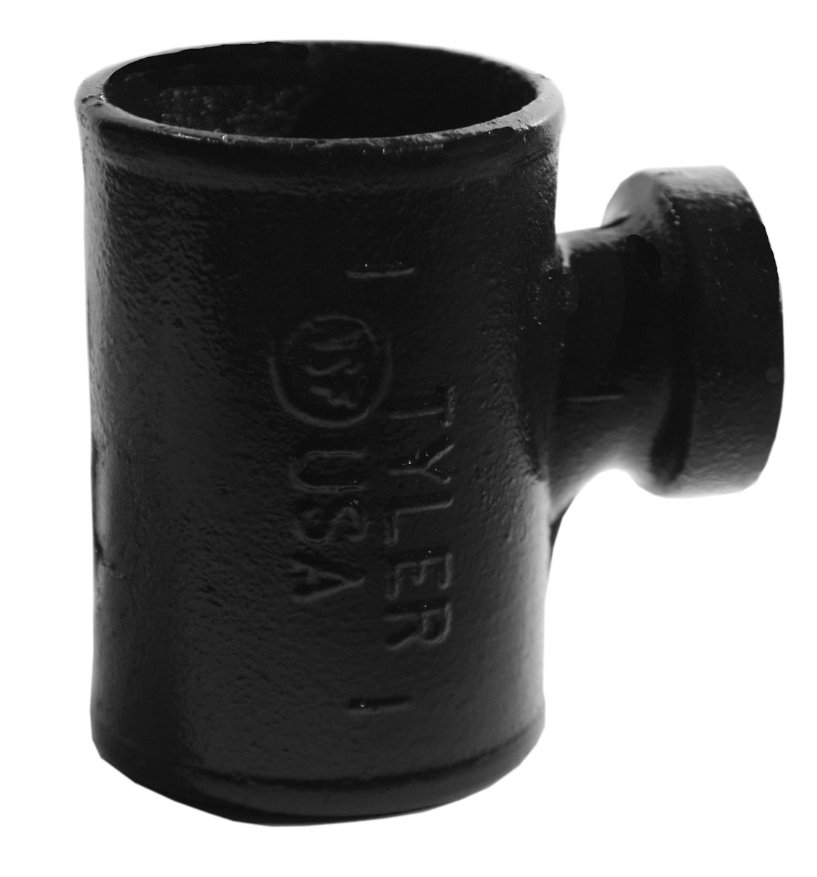 3 x 3 x 1-1/2" Tapped Sanitary Tee - Cast Iron - No-Hub