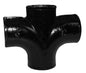 4 x 4 x 3 x 3" Sanitary Cross - Cast Iron - No-Hub