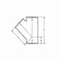 Tyler Pipe 383291 Pipe Wye-Branch, Wye, 3 x 3 x 1-1/2 in Nominal, No-Hub End Style, Cast Iron