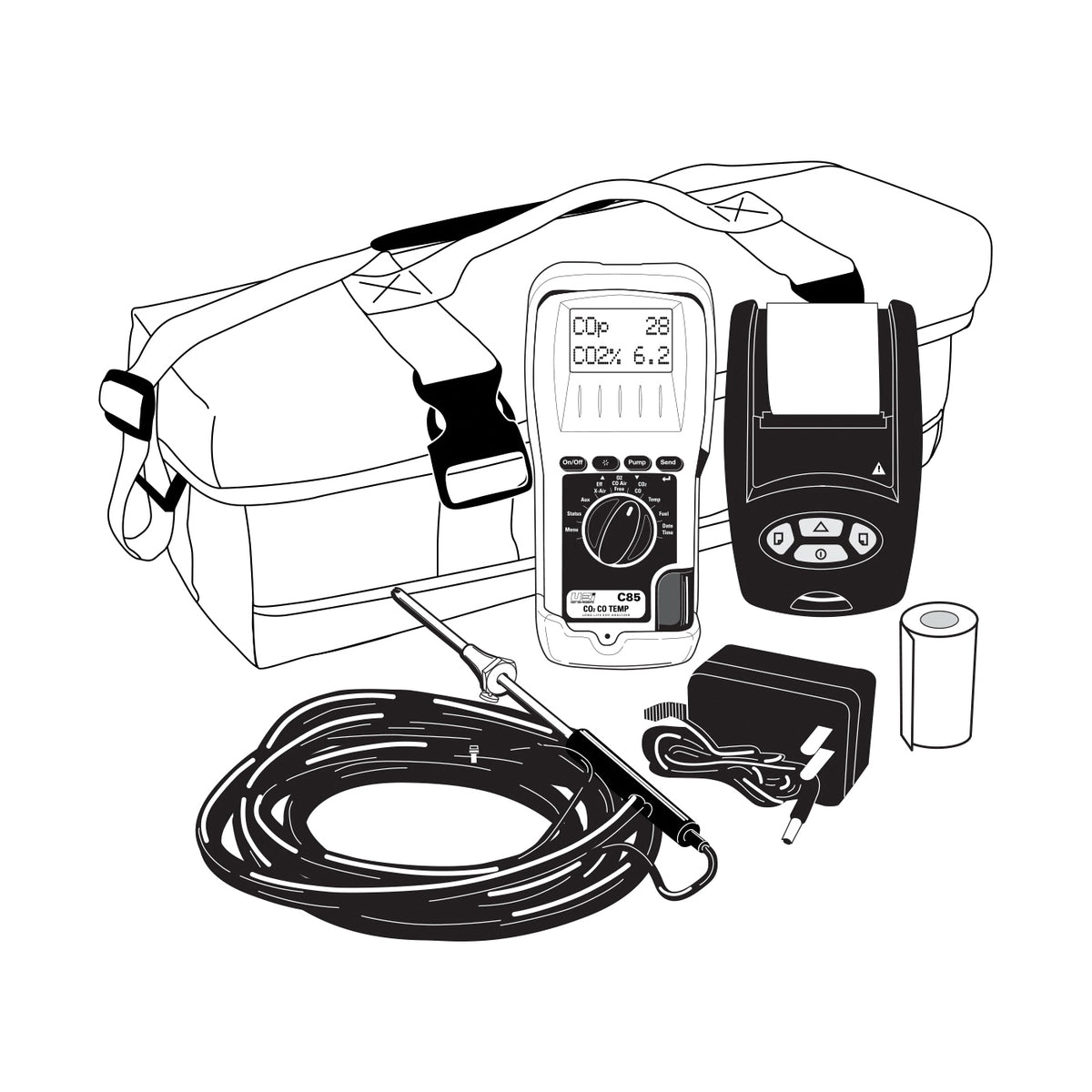Long Life Eos Combustion Analyzer Kit - C85KIT