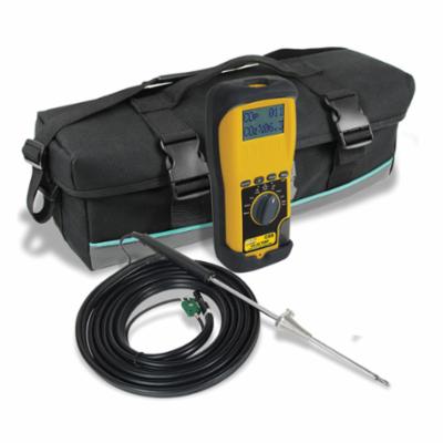 UEi Test Instruments™ EOS® C85 Long Life Combustion Analyzer, Natural Gas/Propane/Butane/LPG/Light Oil/Wood Pellet Fuel, 0 to 21 % Oxygen Concentration, 0 to 20 % Carbon Dioxide Concentration, 2 Line Back-Lit LCD Display, AA Battery