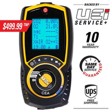 UEi Test Instruments™ CEA Combustion Efficiency Tester, 0-21 % Oxygen Concentration, 0 to 20 % Carbon Dioxide Concentration, Rechargeable Battery