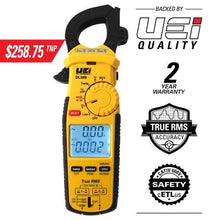 UEi Test Instruments™ DL589 Clamp, 2000 uA 750 V AC/1000 V DC, 60 OHM, 99.9| kHz, Dual Display