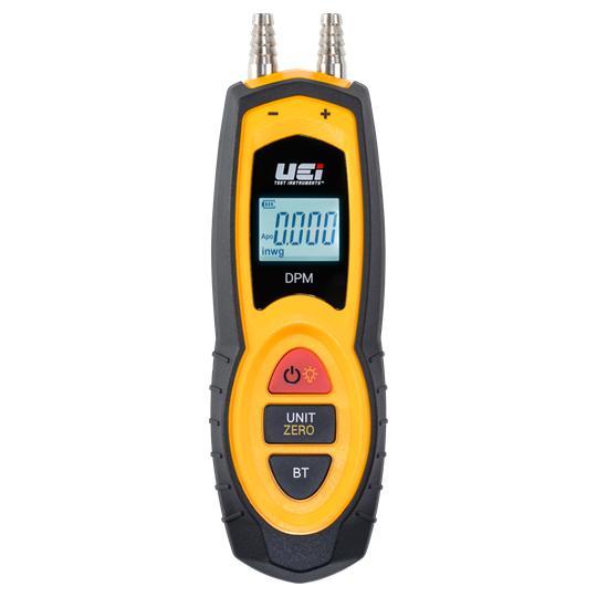 UEi Test Instruments™ DPM Pressure Manometer, +80 in WG, +0.03/ 3 in WG Accuracy, Magnetic Mount