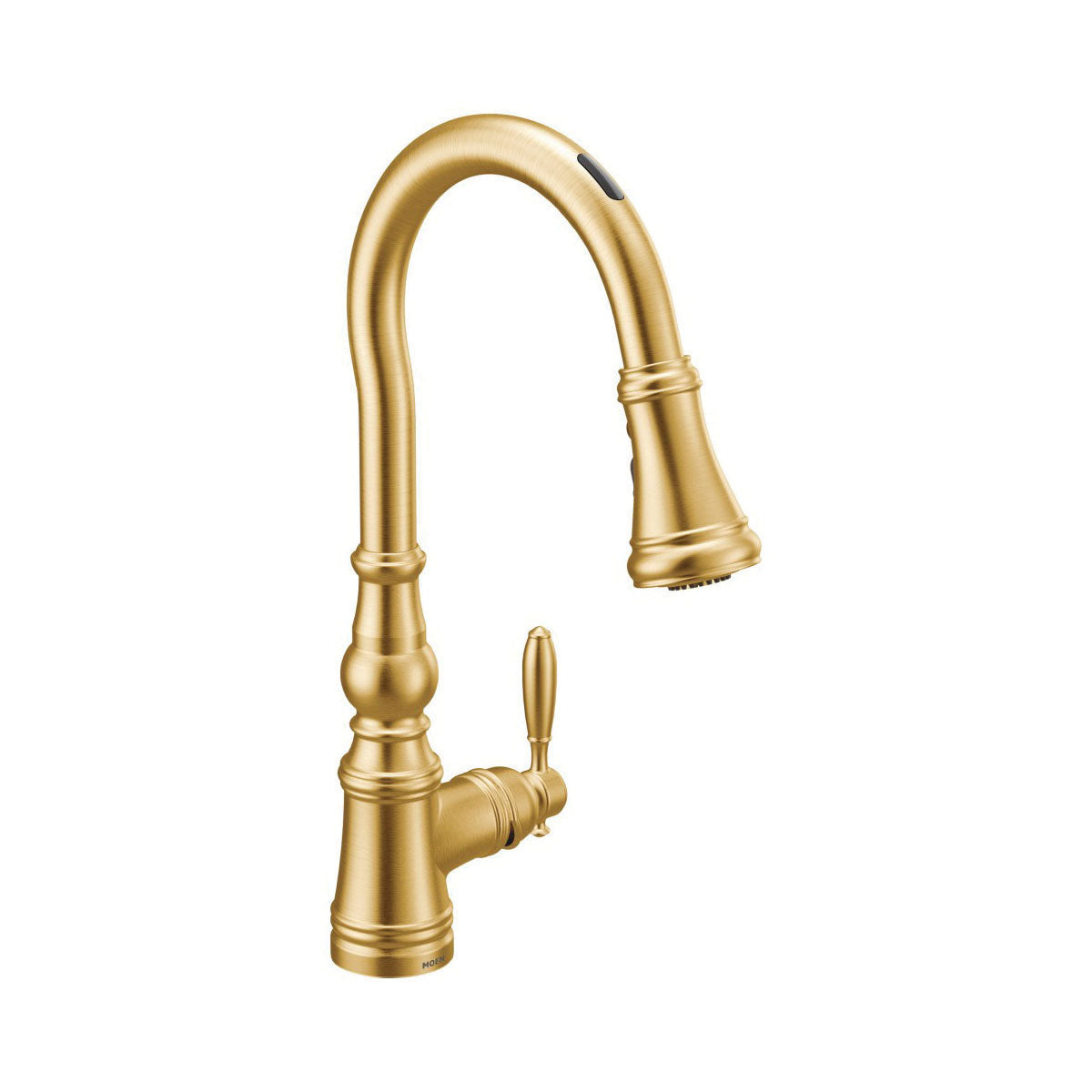 U by Moen™ Weymouth™ Pulldown Kitchen Faucet, 1.5 gpm Flow Rate, 1 Handles, 1 Faucet Holes, Function: Touchless, Import