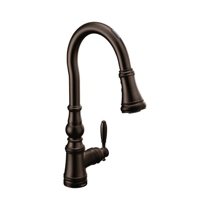 U by Moen™ Weymouth™ Pulldown Kitchen Faucet, 1.5 gpm Flow Rate, 1 Handles, 1 Faucet Holes, Function: Touchless, Import