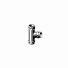 ProPress® 15533 Tube Tee, 2 x 1/2 x 2 in Nominal, Press End Style, Bronze