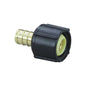 3/8 x 1/2" Pipe Adapter - Brass - Crimp x Lav