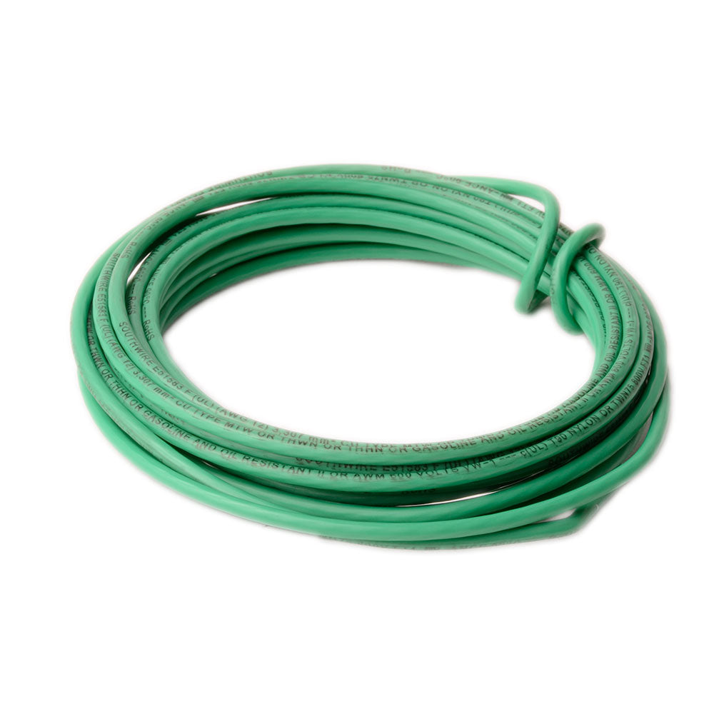 GREEN 12 GUAGE COP WIRE